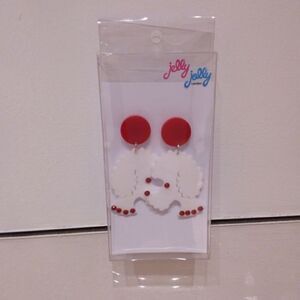 Poodle earrings 